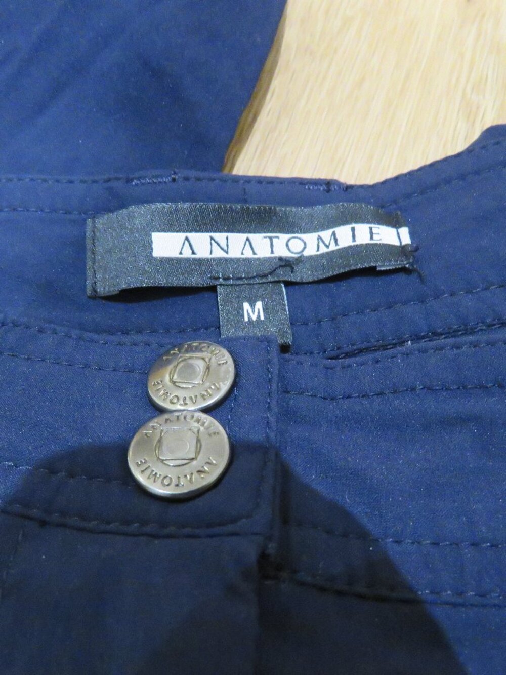 ANATOMIE The Skyler Travel Pants Navy Size Medium Utility Comfort Straight Leg - Picture 11 of 11